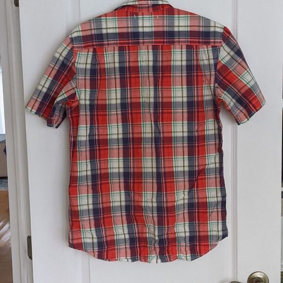 OLD Navy Cotton Men Plaid Shirt Size Small @D - Picture 6 of 7